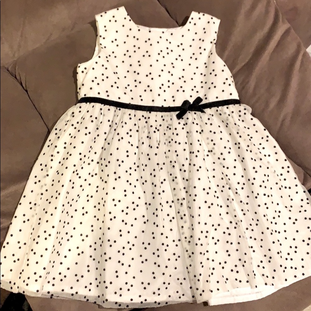 Black and white dot 18m holiday dress